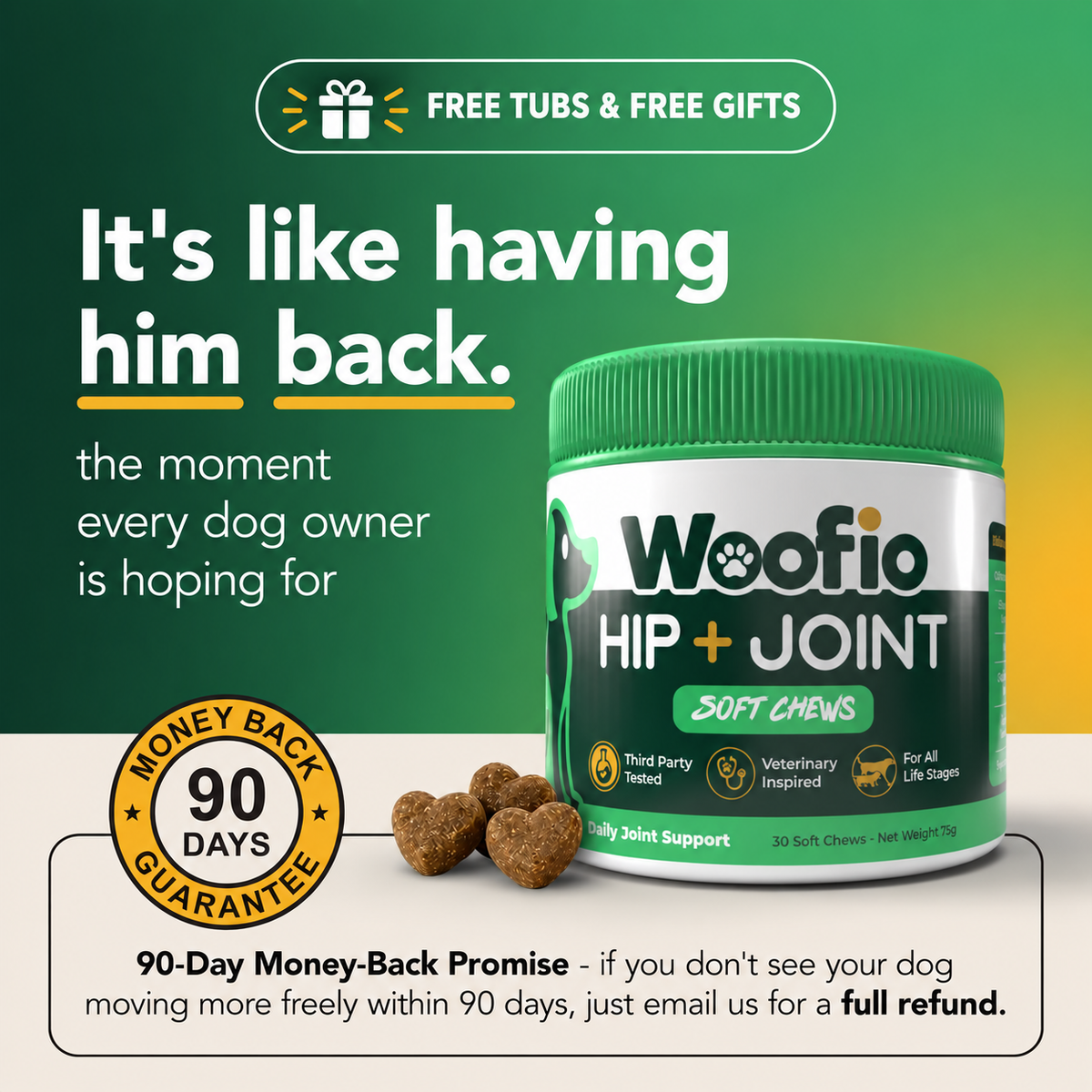 Woofio |  Hip & Joint Chews