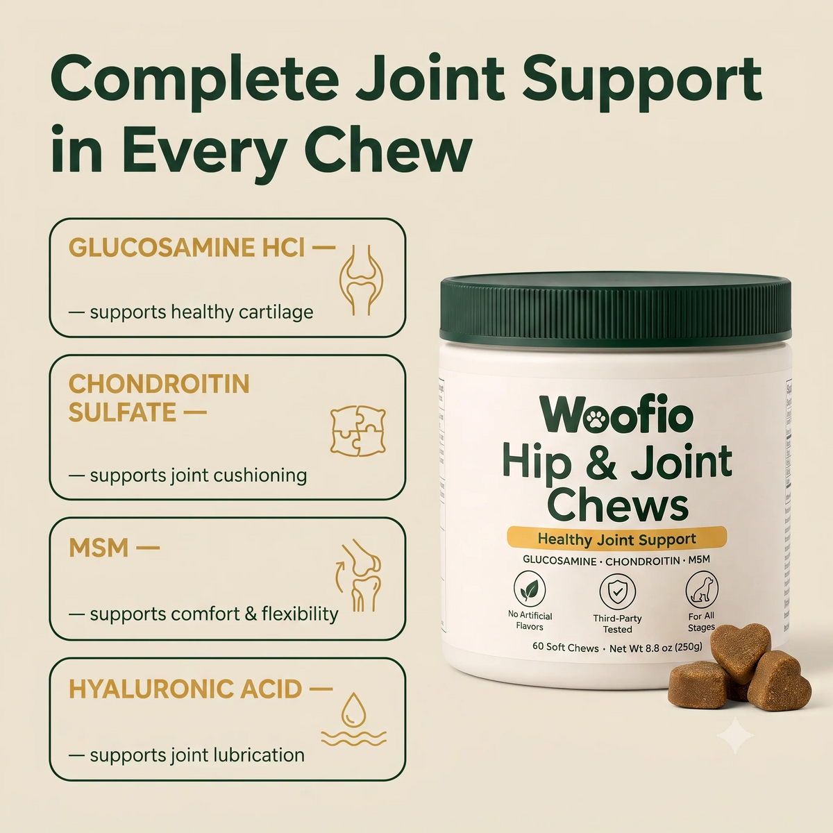 Woofio Hip & Joint Chews